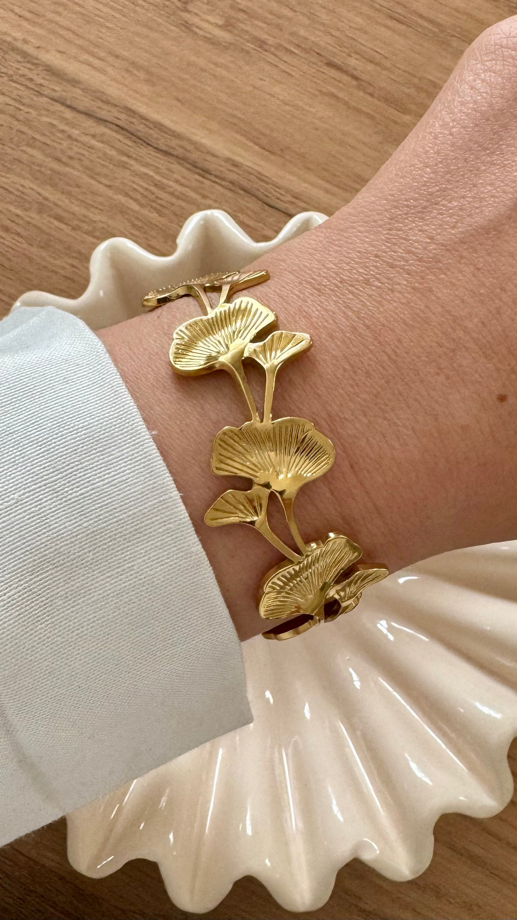 Bracelet rigide « Marguerite »