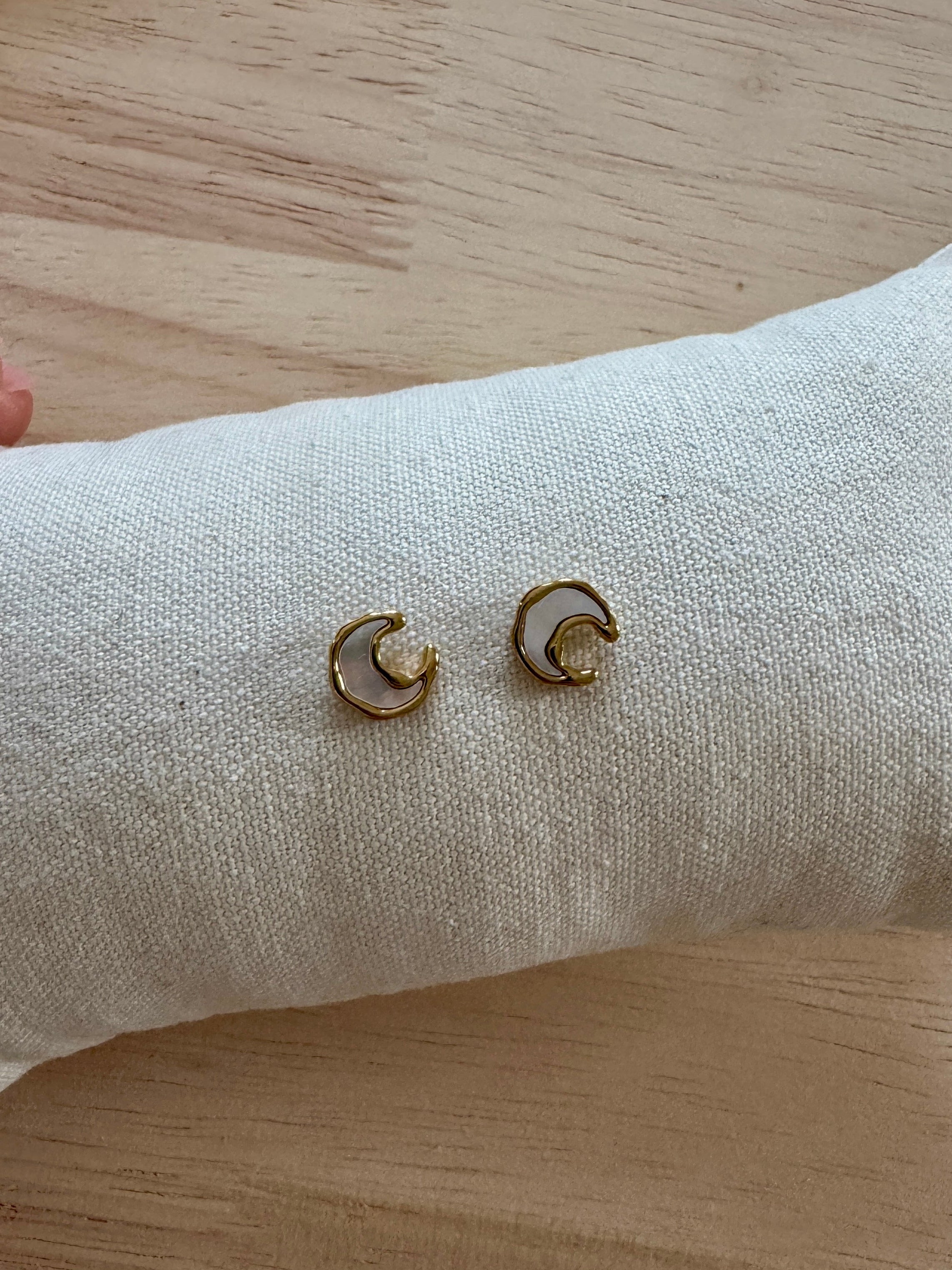 Puces d’oreilles « Nacre »