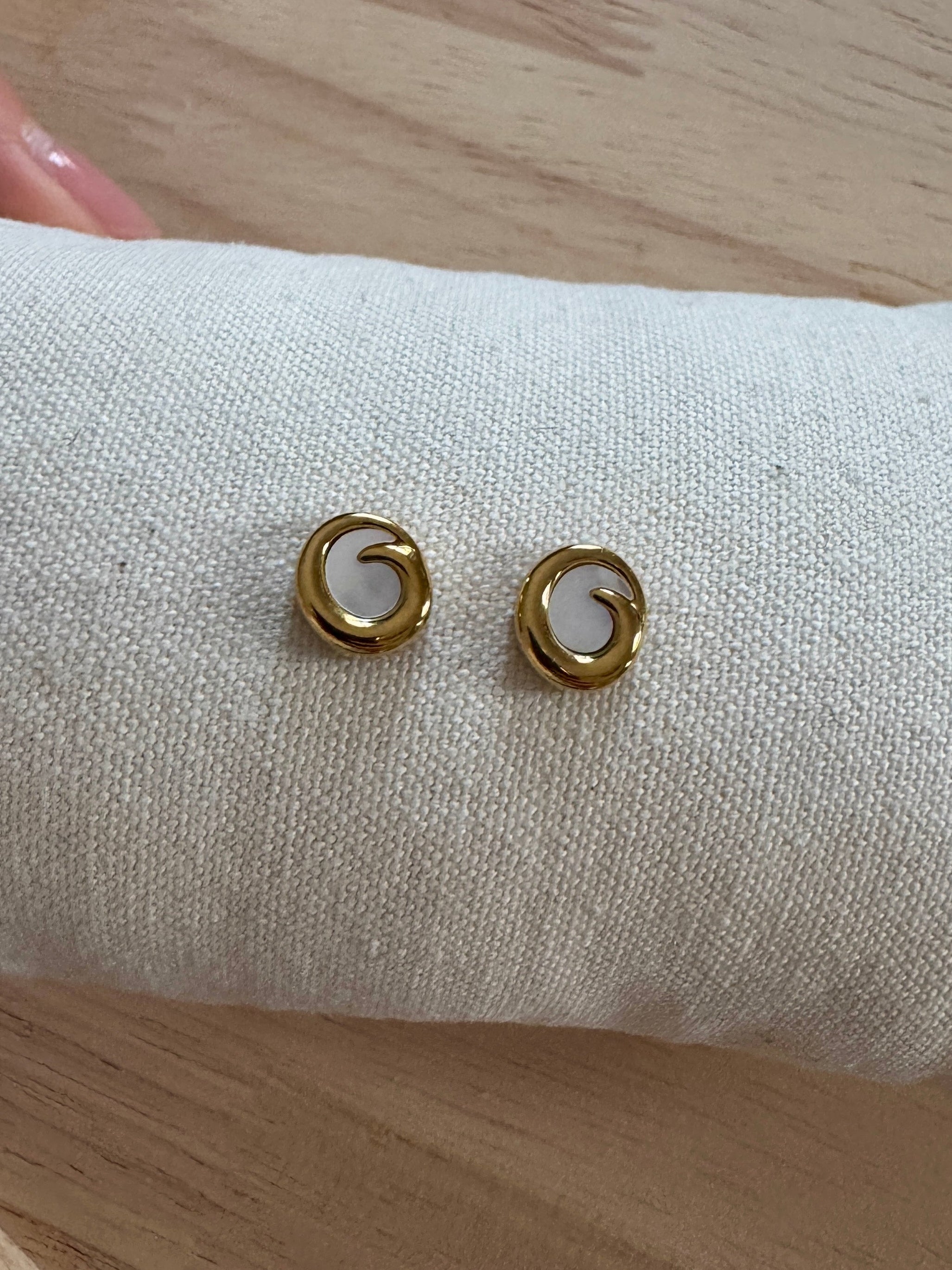 Puces d’oreilles « Nacre »