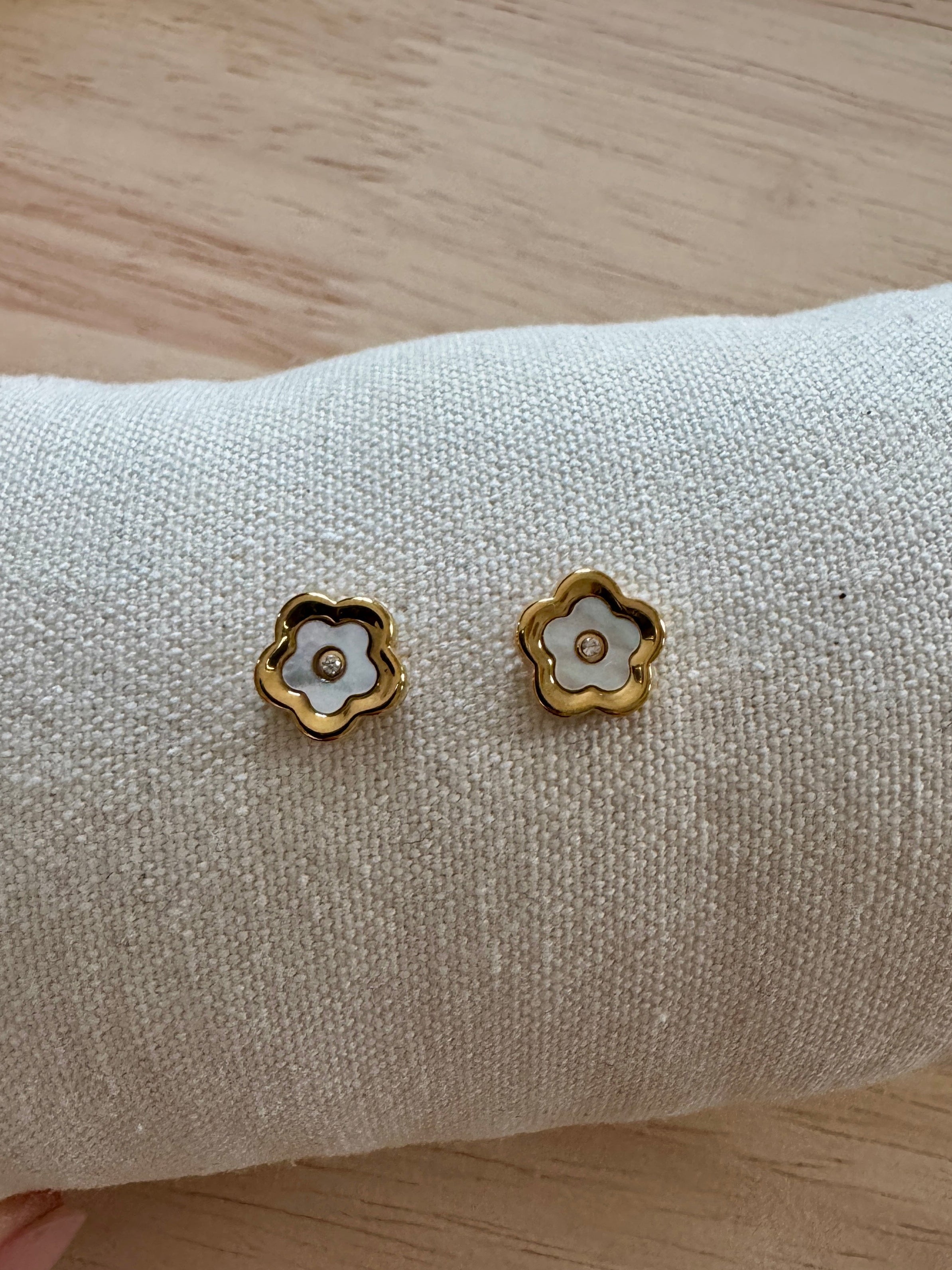 Puces d’oreilles « Nacre »