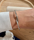 Bracelet « Marine «  acier argenté
