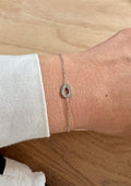 Bracelet « Vivienne » acier argenté