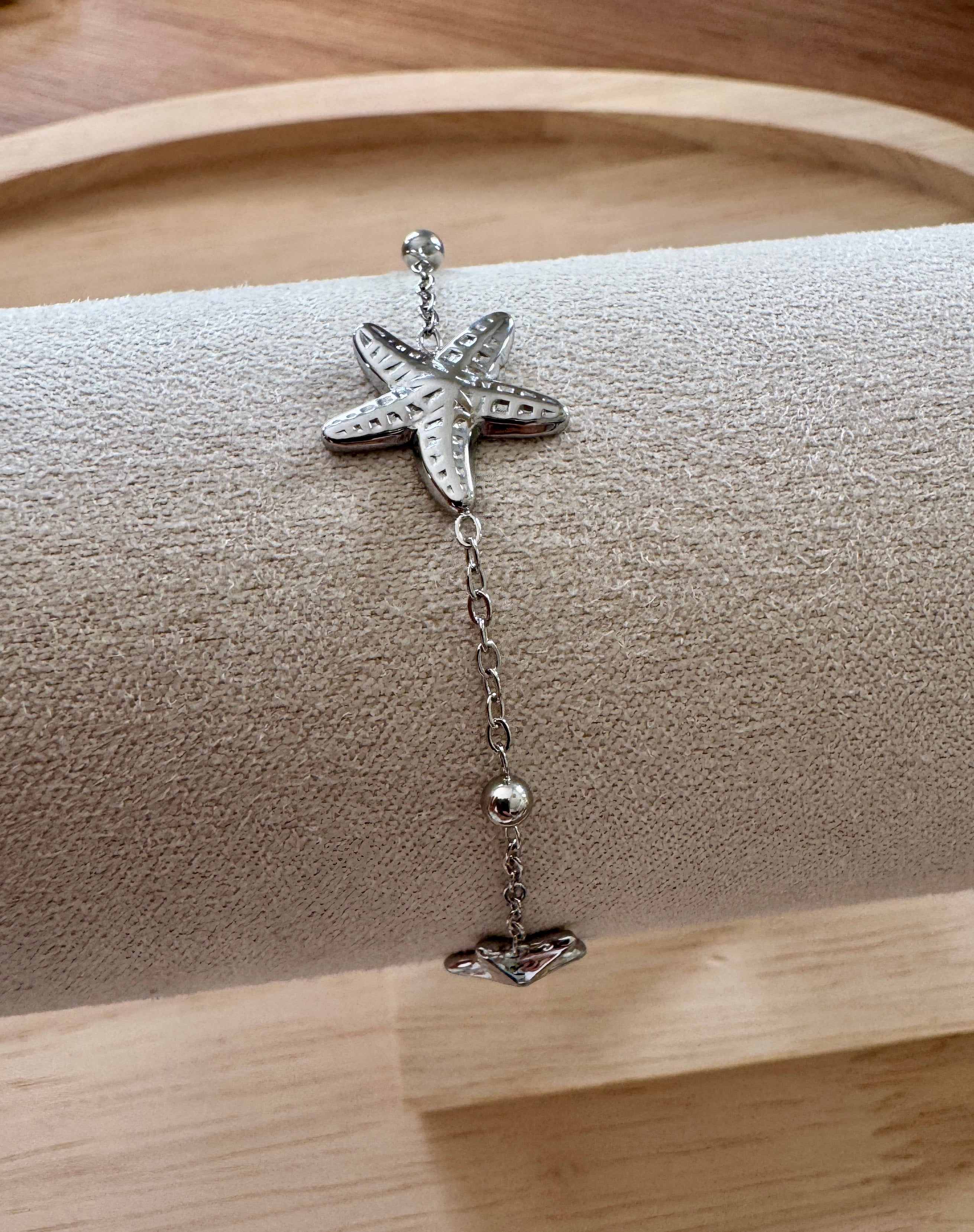 Bracelet « Séraphine » acier argenté
