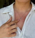 Collier « Jeanne » acier argenté